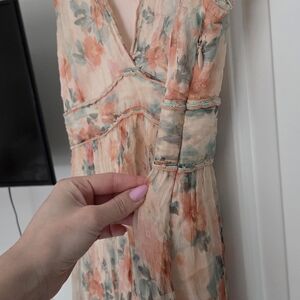 Floral Silk Dress